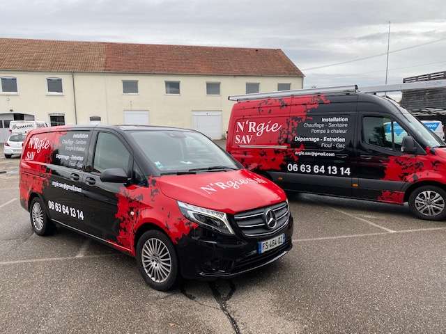 camionnettes d'intervention de N'Rgie SAV